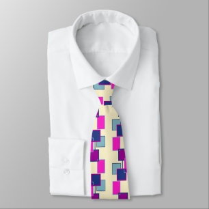 Geometric Colourful Pattern Neck Tie