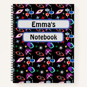 Geometric Colourful Pattern Notebook