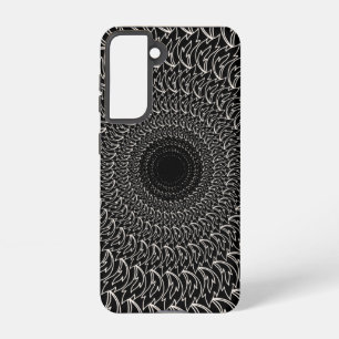 Geometric concentric repeating pattern waves petal samsung galaxy case