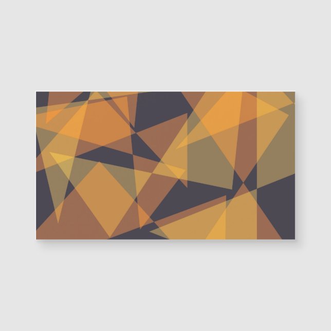 Geometric, cool, trendy, modern, simple triangles (Front)