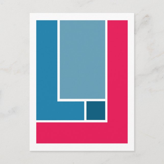 Geometric Coordination 3 Postcard (Front)