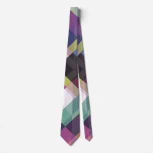 geometric dark shades pattern tie