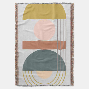 Geometric Daylight III Throw Blanket
