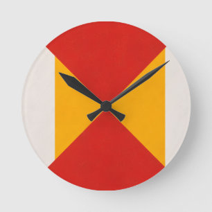 Geometric Decorative Round Clock