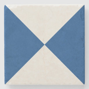 Geometric Decorative Tile Stone Coaster