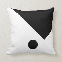 Geometric Design Circle Triangle Black and White