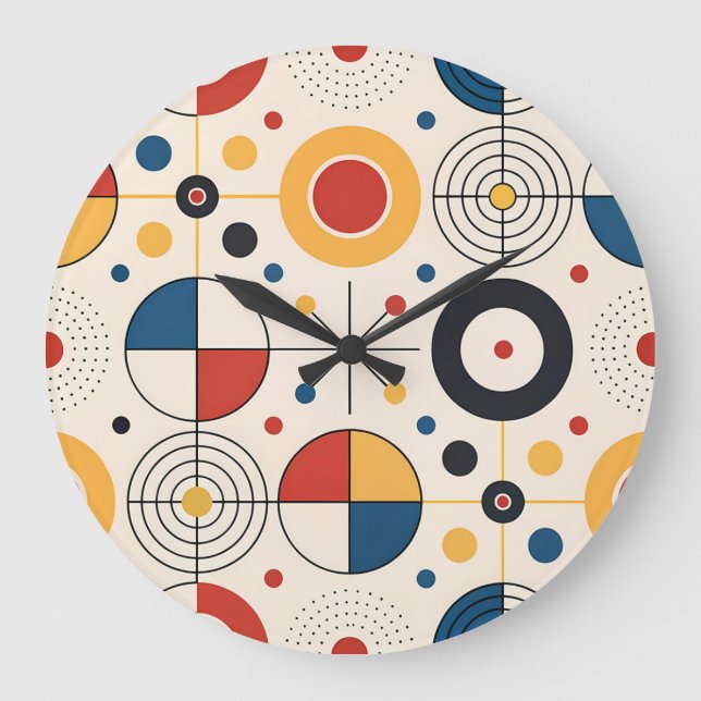 Geometric design clock (Front)