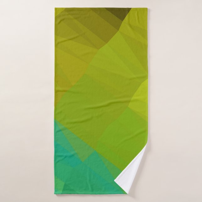 Geometric design. Colorful gradient background. Ge Bath Towel (Bath Towel)