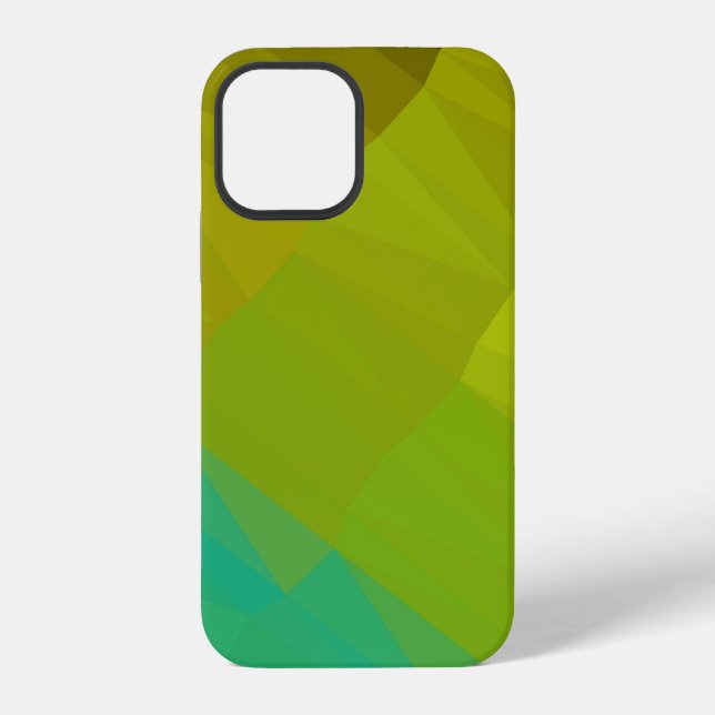Geometric design. Colourful gradient background. G iPhone Case (Back)