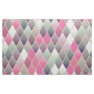 Geometric Design Fabric, Cotton Twill (58" width) Fabric