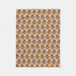 GEOMETRIC DESIGN. FLEECE BLANKET