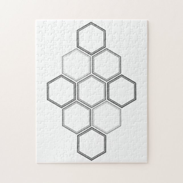 Geometric Design, Hexagon Pattern Puzzle (Vertical)