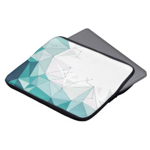 Geometric design laptop sleeve