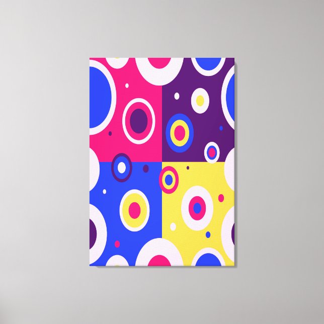 Geometric Design Pattern Canvas Print (Front)