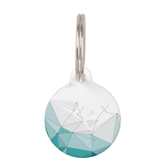 Geometric design pet tag (Front)