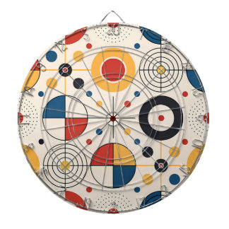 Geometric design target dartboard