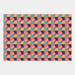 GEOMETRIC DESIGN. WRAPPING PAPER SHEET