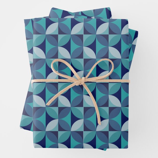 GEOMETRIC DESIGN. WRAPPING PAPER SHEET (In situ)