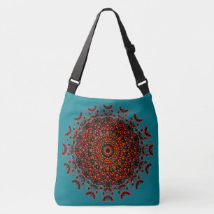 Geometric designs crossbody bag
