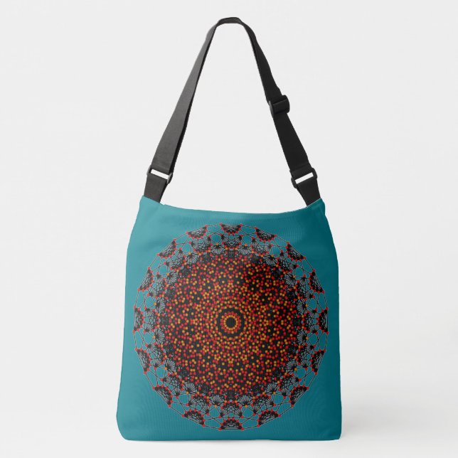 Geometric designs crossbody bag (Front)