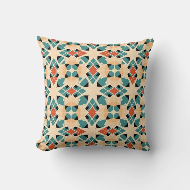 Geometric Designs  Throw Pillow (Front)