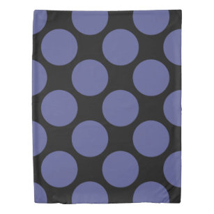 Geometric Diagonal Blue Polka Dots on any Colour Duvet Cover
