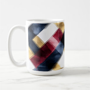 Geometric Diagonal Coffee Mug