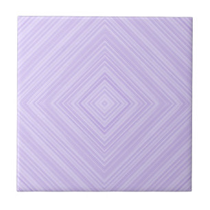 Geometric Diamond Purple And Lilac Bathroom Tile