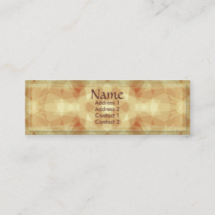 Geometric Diamonds Profile Card