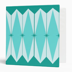 Geometric Diamonds & Starbursts Binder