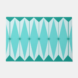 Geometric Diamonds & Starbursts Door Mat