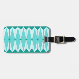 Geometric Diamonds & Starbursts Luggage Tag