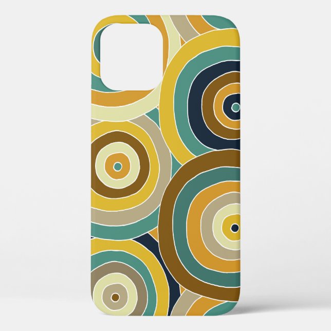 Geometric Doodle: Vibrant Seamless Background Case-Mate iPhone Case (Back)