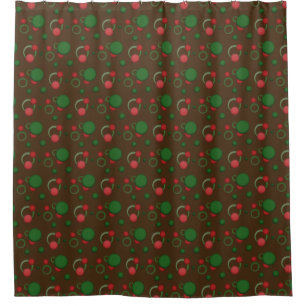 Geometric Dots Circles Retro Pattern on any Colour