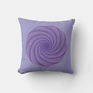 geometric drawing throw pillow