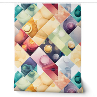 Geometric Drops Wallpaper
