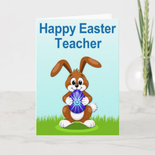 Geometric Egg Friend Card