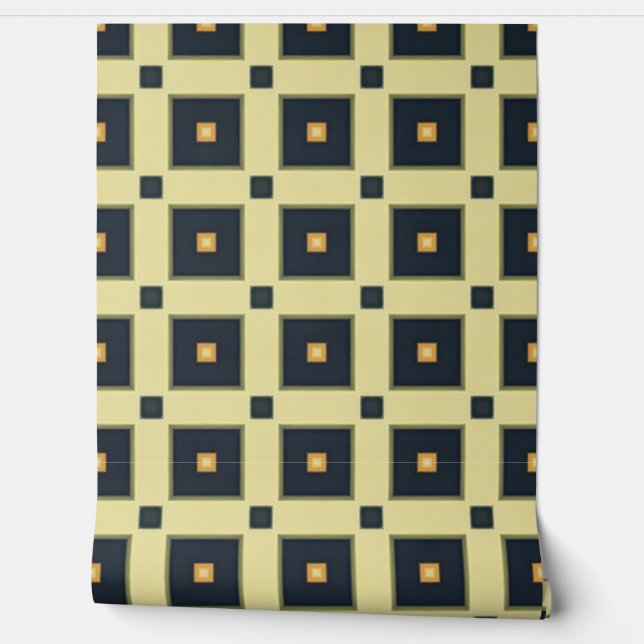 Geometric Elegance Pattern Wallpaper (Unrolling)