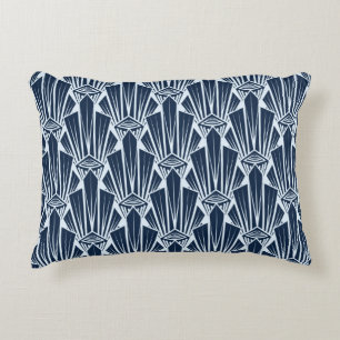 Geometric Elements: Stylized Modern Pattern Accent Pillow