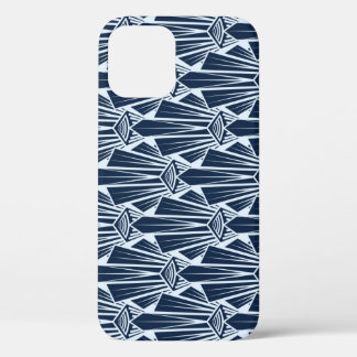 Geometric Elements: Stylized Modern Pattern iPhone 12 Case