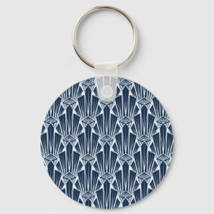 Geometric Elements: Stylized Modern Pattern Keychain
