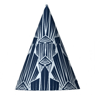 Geometric Elements: Stylized Modern Pattern Party Hat