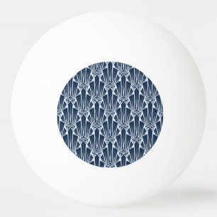 Geometric Elements: Stylized Modern Pattern Ping Pong Ball