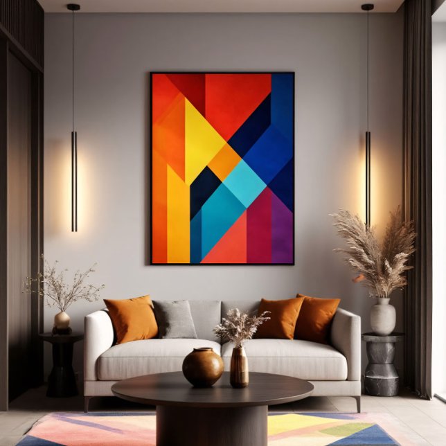 Geometric Energy Canvas Print (Creator Uploaded)