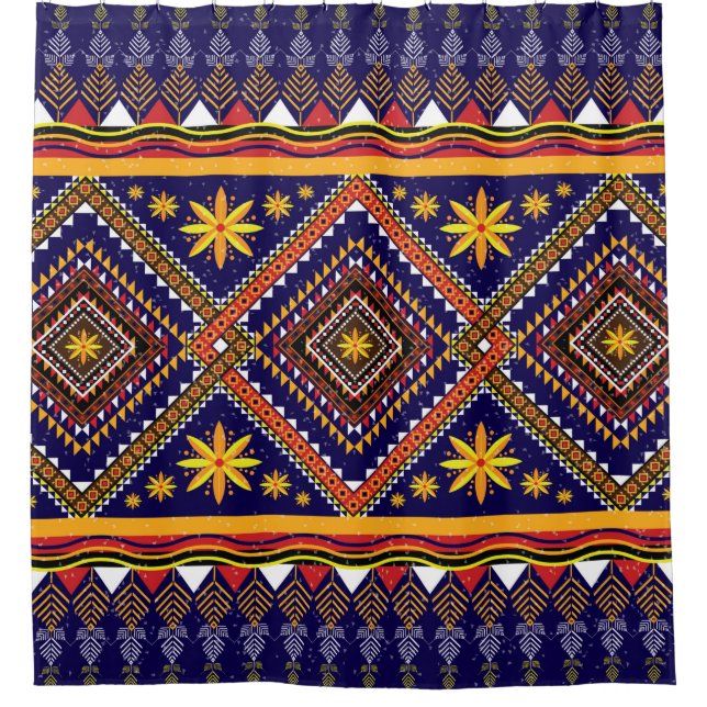 Geometric ethnic oriental ikat pattern traditional (Front)