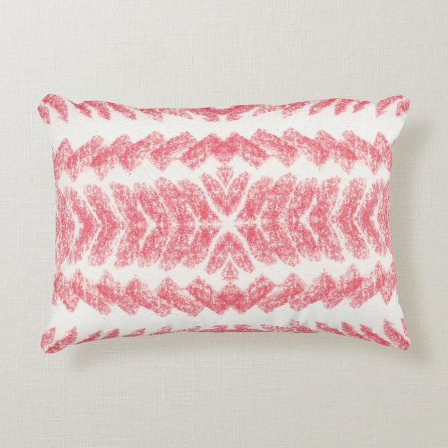 Geometric ethnic oriental seamless pattern. Tradit Accent Pillow (Front)