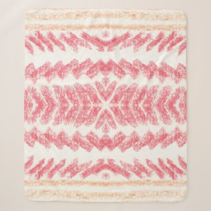 Geometric ethnic oriental seamless pattern. Tradit Sherpa Blanket