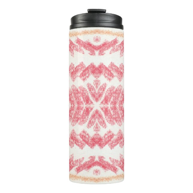 Geometric ethnic oriental seamless pattern. Tradit Thermal Tumbler (Front)