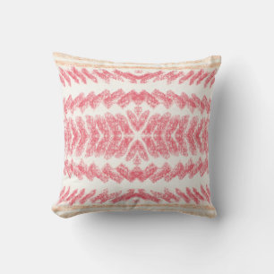 Geometric ethnic oriental seamless pattern. Tradit Throw Pillow