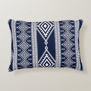 Geometric ethnic oriental seamless pattern traditi accent pillow